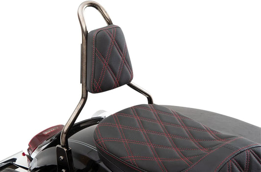 Drag Specialties Seats Tapered Backrest Pad for Round Sissy Bars Ryggstöd för sadlar bild 1 PMMEDIA:261185b3eefb5f08