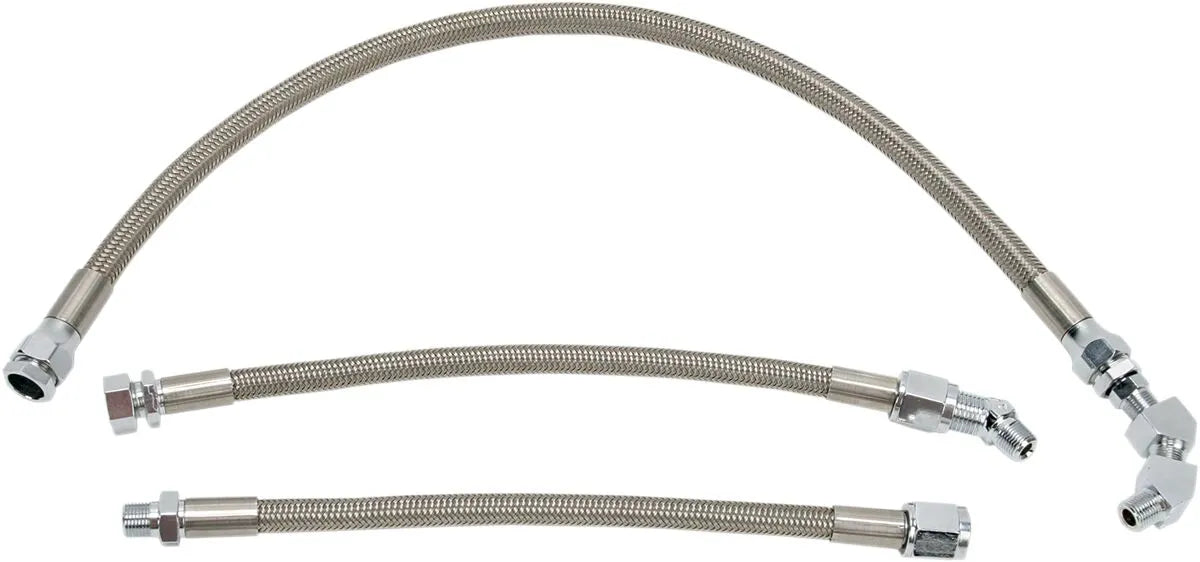 Drag Specialties Stainless Steel Braided Oil Line Kit Oljelinor bild 3 PMMEDIA:4d3bfba69f2c157e