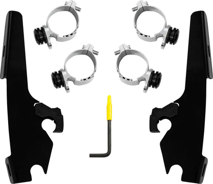 Memphis Shades Metric Windshield Trigger-Lock Complete Mount Kit Fästdelar & kit för vindrutor bild 2 PMMEDIA:df09b90669eb5d15