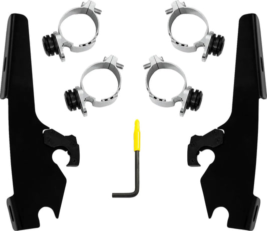 Memphis Shades Metric Windshield Trigger-Lock Complete Mount Kit Fästdelar & kit för vindrutor bild 2 PMMEDIA:df09b90669eb5d15