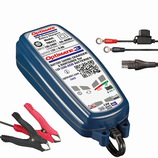 TECMATE OptiMate 3 Batteriladdare 12V 0.8A bild 3 PMMEDIA:5e791b2ac7061e82