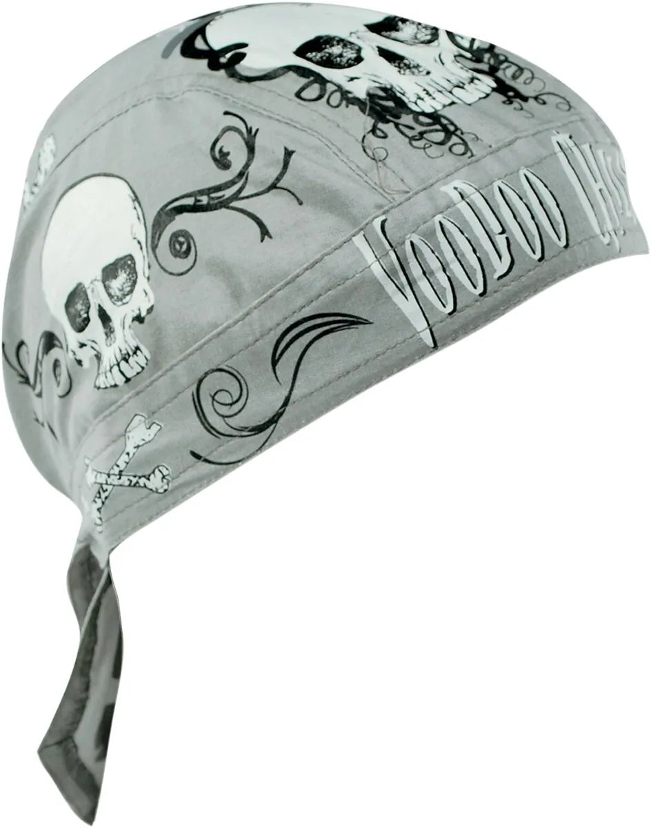 ZAN HEADGEAR Flydanna® Head Wrap Voodoo Child Grå bild 1 PMMEDIA:7574d62689055c58