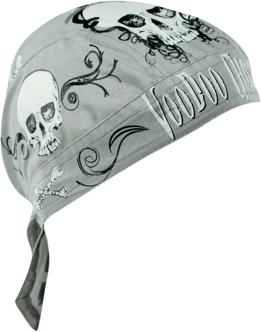 ZAN HEADGEAR Flydanna® Head Wrap Voodoo Child Grå bild 1 PMMEDIA:7574d62689055c58