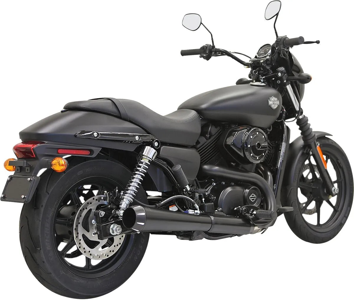 BASSANI XHAUST Slip-On Dämpare 4" Megaphone Black XG 15-19 bild 1 PMMEDIA:e8f612931d4d2f61