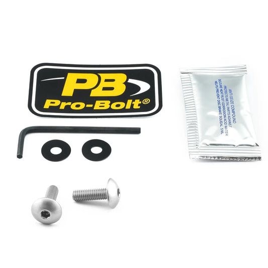 PRO BOLT Aluminium Skruvkit för Skärm Silver bild 1 PMMEDIA:b167f235b14a745c
