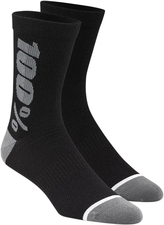100% Merino Wool Performance Strumpor Rhythm BK/GY SM/MD bild 1 PMMEDIA:065efa70236e0a9f