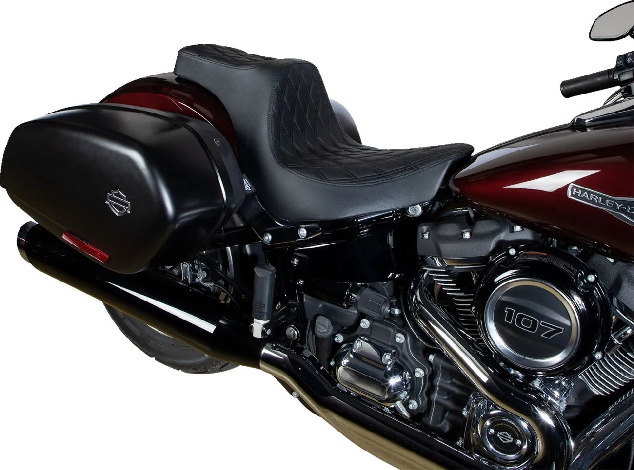 Drag Specialties Seats Predator III Seat Sadlar Harley Softail bild 17 PMMEDIA:13206bae290b3764