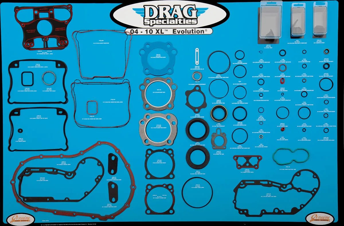 DRAG SPECIALTIES Packningsdisplay för 04-19 XL Evolution bild 1 PMMEDIA:3999fbeaa24dcaed