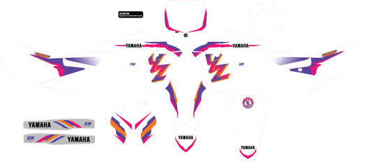 D'COR VISUALS Complete Graphics Kit YZ Retro YZ450 bild 1 PMMEDIA:5e1519de11d7fa64