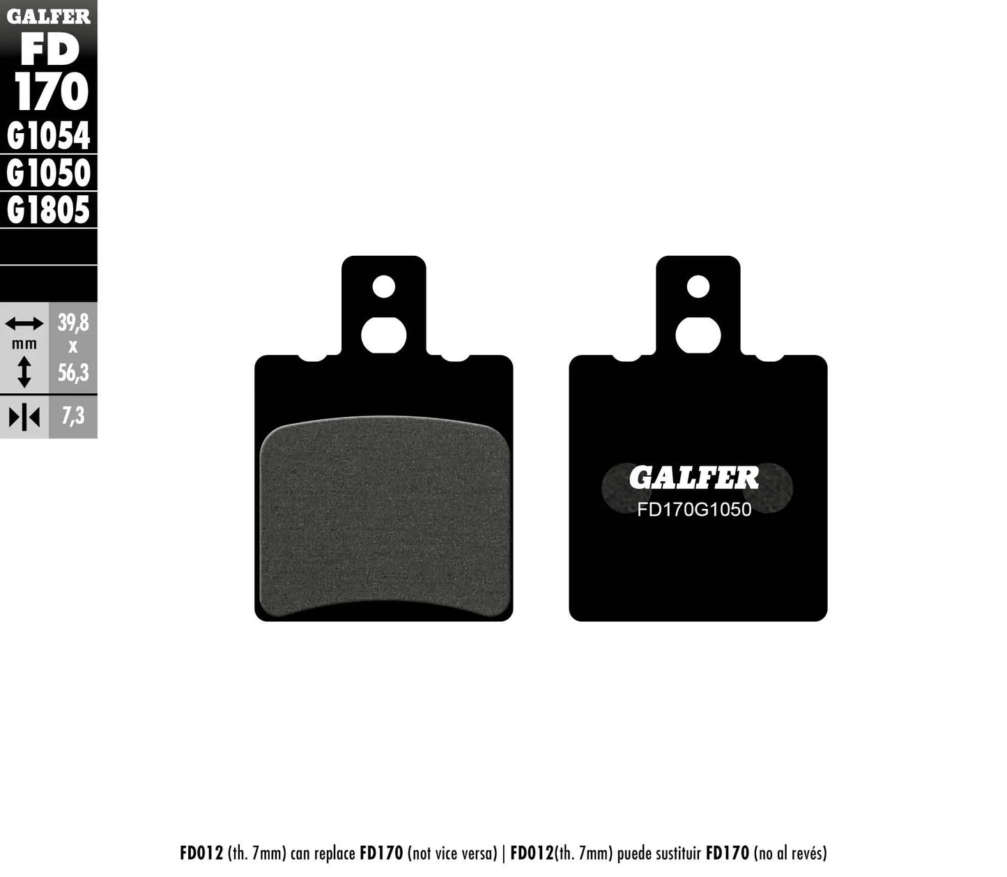 GALFER Bromsbelägg Semi Metal Scooter bild 1 PMMEDIA:4a982c6c148dffd6