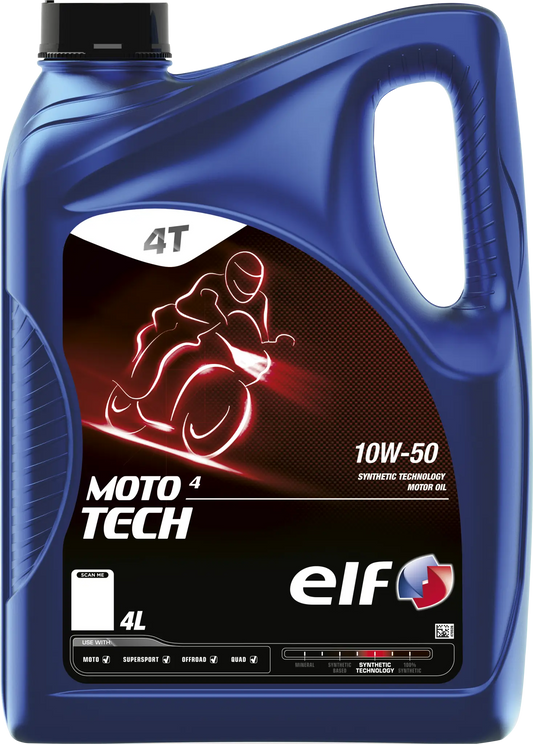 ELF Moto 4 Tech 10W-50 SYN Motorolja 4L bild 1 PMMEDIA:a340107fc92f256e