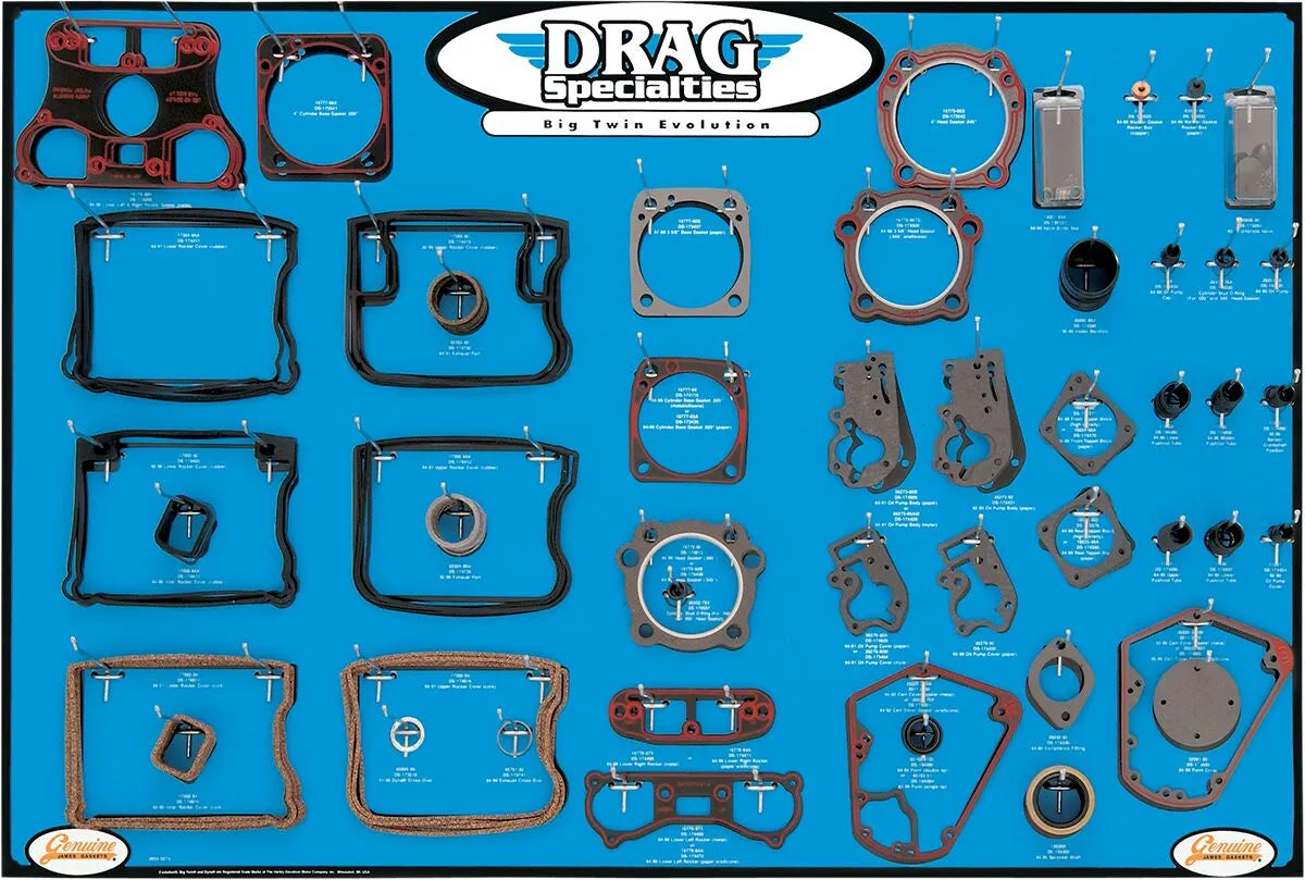 DRAG SPECIALTIES Packningsdisplay för Evolution Big Twin 1984-1999 bild 1 PMMEDIA:7e2caa81eb146513