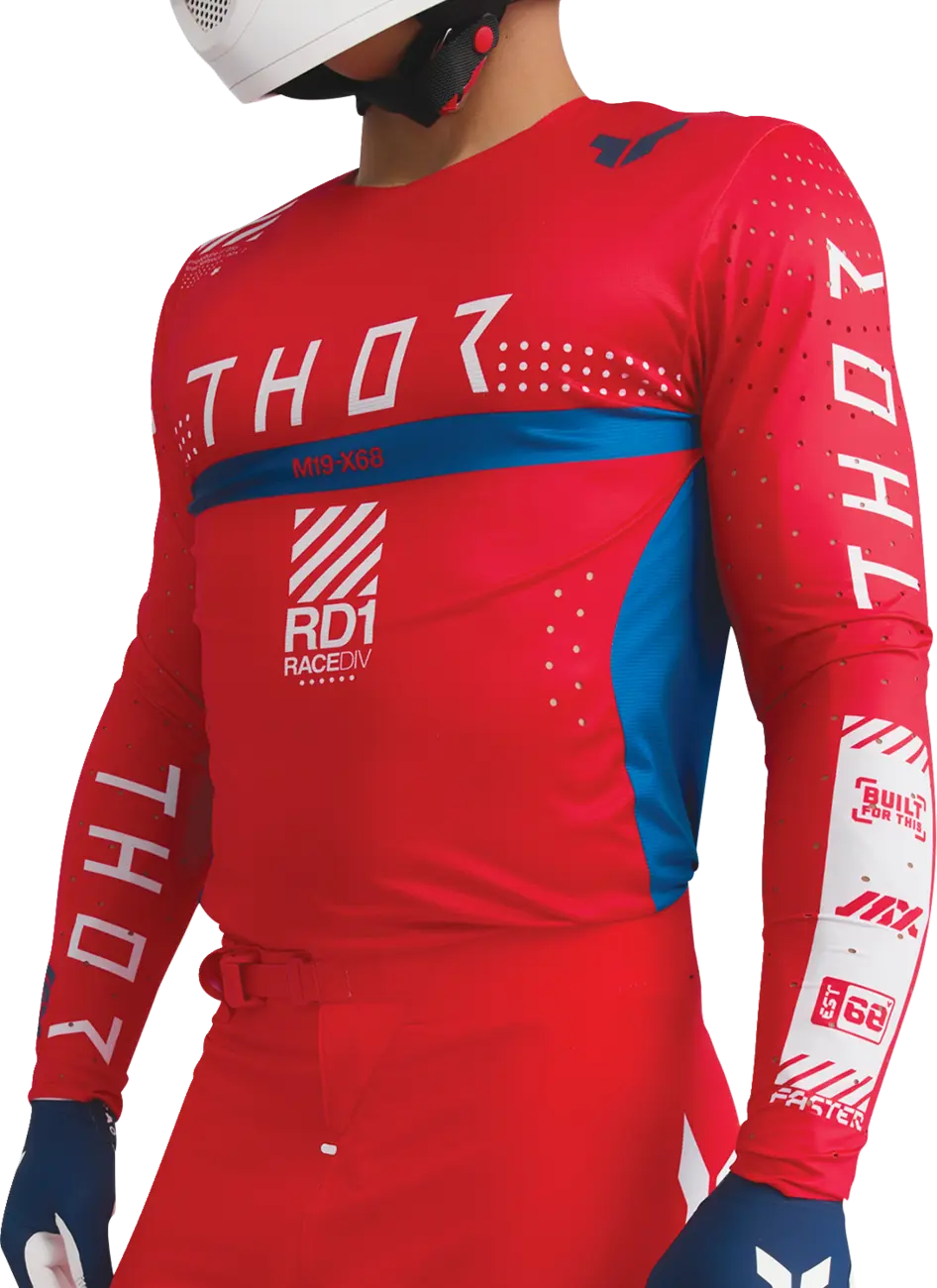 THOR Sportmode Synth Jersey Red L bild 3 PMMEDIA:ce33d3e5512e8e90