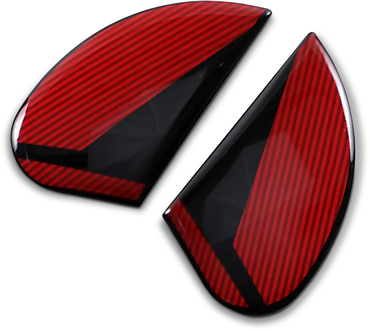 ICON Airform™ hjälmsidor i röd Conflux bild 1 PMMEDIA:f9177348d7a776ce