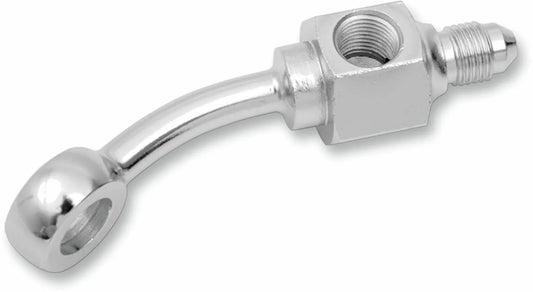 Drag Specialties Chrome Steel Banjo Fitting Tillbehör bromsledningar bild 2 PMMEDIA:a8d45ff6614d484d