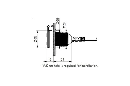 DAYTONA USB C-laddningskabel för kåpa Ø20 mm bild 2 PMMEDIA:9d104fc1a59dee11
