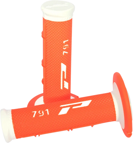 PRO GRIP Triple Density 791 Handtagsgrepp Vit/Fluorescerande Orange bild 1 PMMEDIA:12d76b2904ef714b