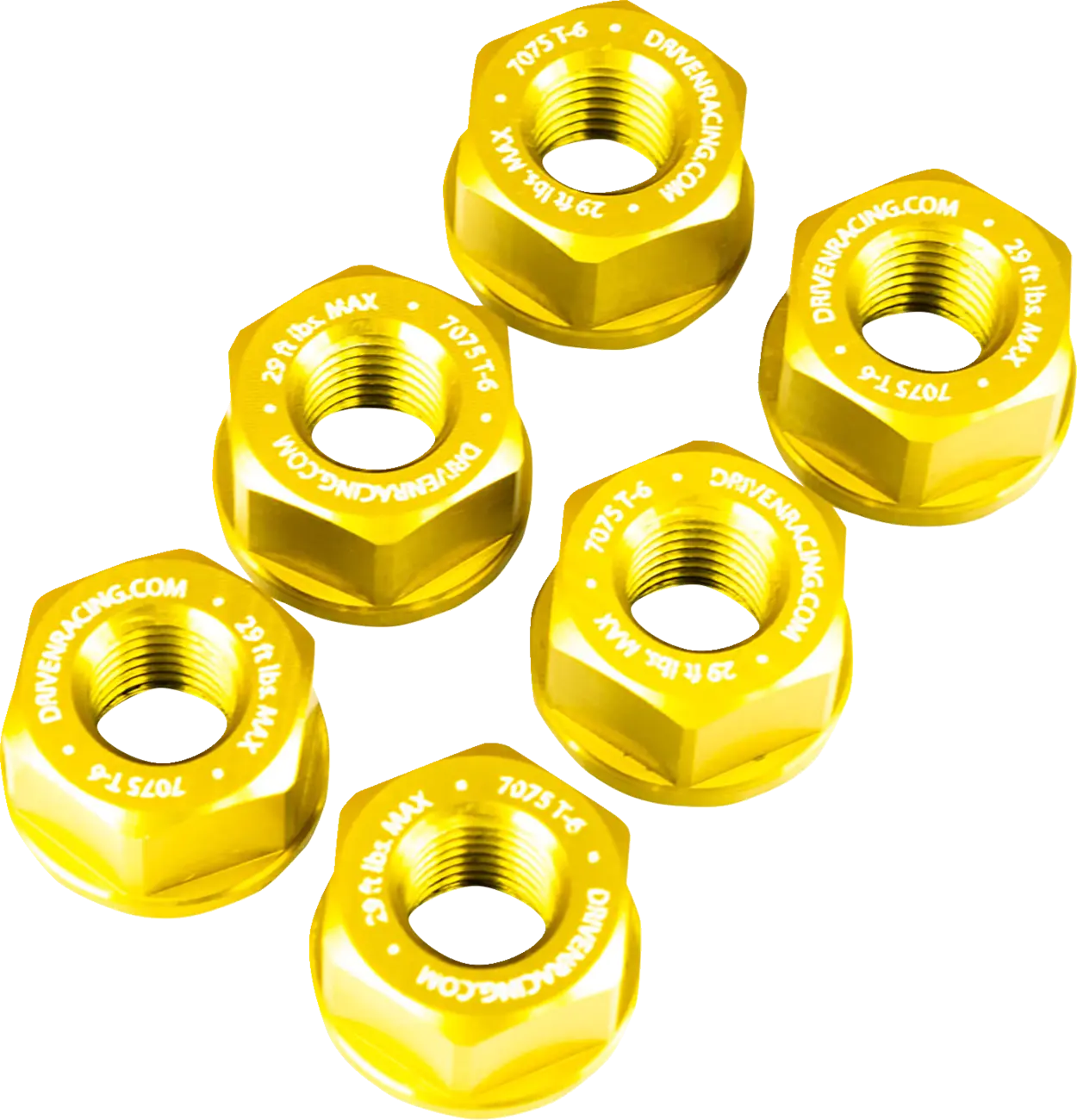 DRIVEN RACING Lätta CNC-frästa Sprocket Mutter 10x1.0 Guld bild 2 PMMEDIA:278a30e7ce5a090c