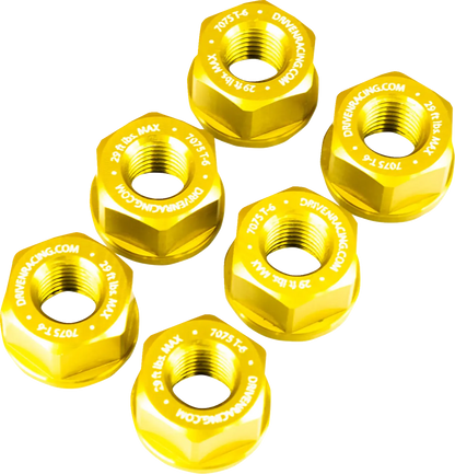 DRIVEN RACING Lätta CNC-frästa Sprocket Mutter 10x1.0 Guld bild 2 PMMEDIA:278a30e7ce5a090c