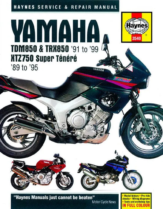 HAYNES Service Manual för Yamaha TDM850 och TRX85 bild 1 PMMEDIA:14f4754dcf7dacf0