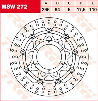 Trw Round Floating Brake Rotor Bromsskivor offroad bild 1 PMMEDIA:97a6655d07cebeb3