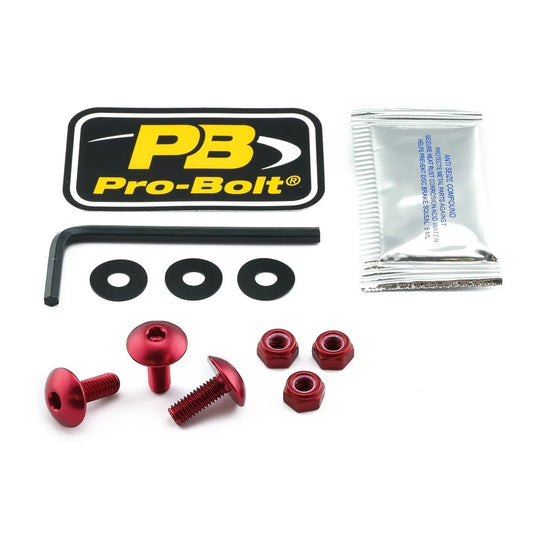 PRO BOLT Aluminium Screen Bolt Kit Röd bild 1 PMMEDIA:ffa02a32cd63f39e