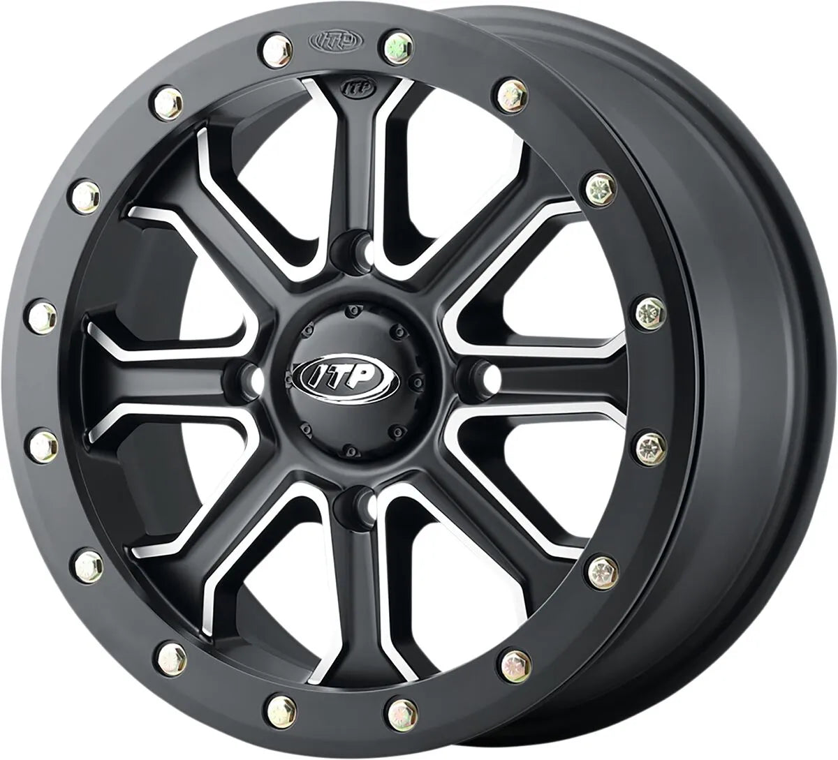 ITP Inertia hjul 14x7 4/136 5+2 ET +30MM matt svart bild 3 PMMEDIA:1af09764c370d833