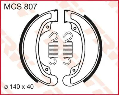 Trw Brake Bromsbackar bild 4 PMMEDIA:f8ade767d6cff42b