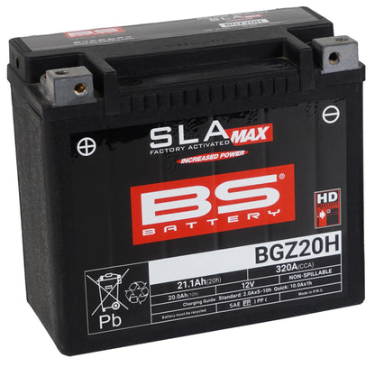 BS BATTERY BGZ20H SLA MAX Underhållsfritt AGM-Batteri bild 1 PMMEDIA:604660502320296f