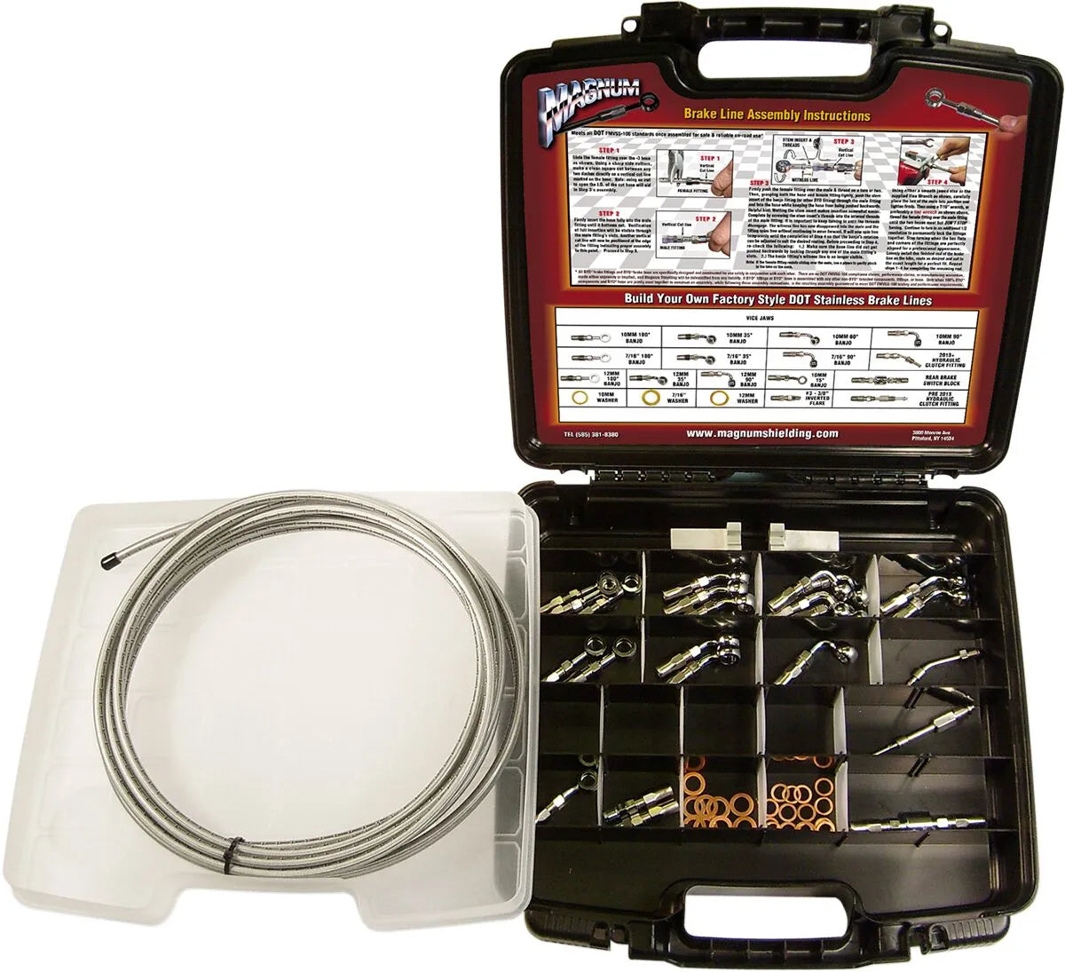 MAGNUM SHIELDING BYO® Build-Your-Own Bromsslang Deluxe Kit bild 1 PMMEDIA:a74c5fad4068aeb2