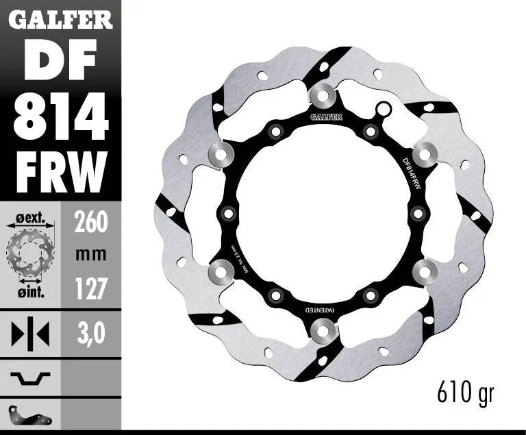 Galfer BRAKE ROTOR FLOATING WAVE GROOVED Bromsskivor offroad bild 3 PMMEDIA:2d115086a0b82d4e