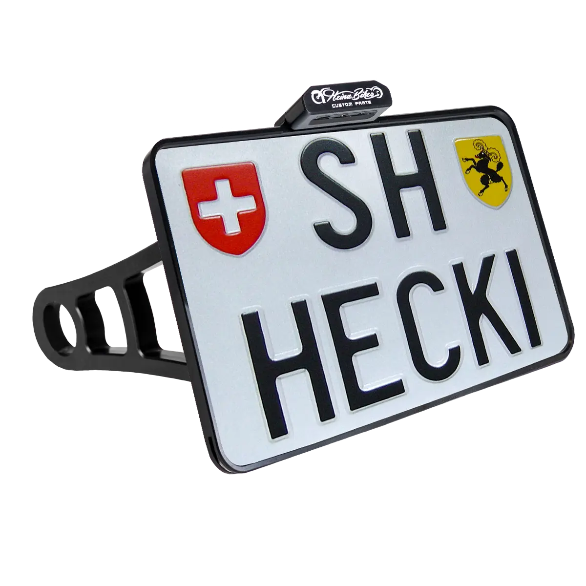 HEINZ BIKES Sidomontering för regskylt med 3/4" axel bild 1 PMMEDIA:f92c7581e3cc1e80