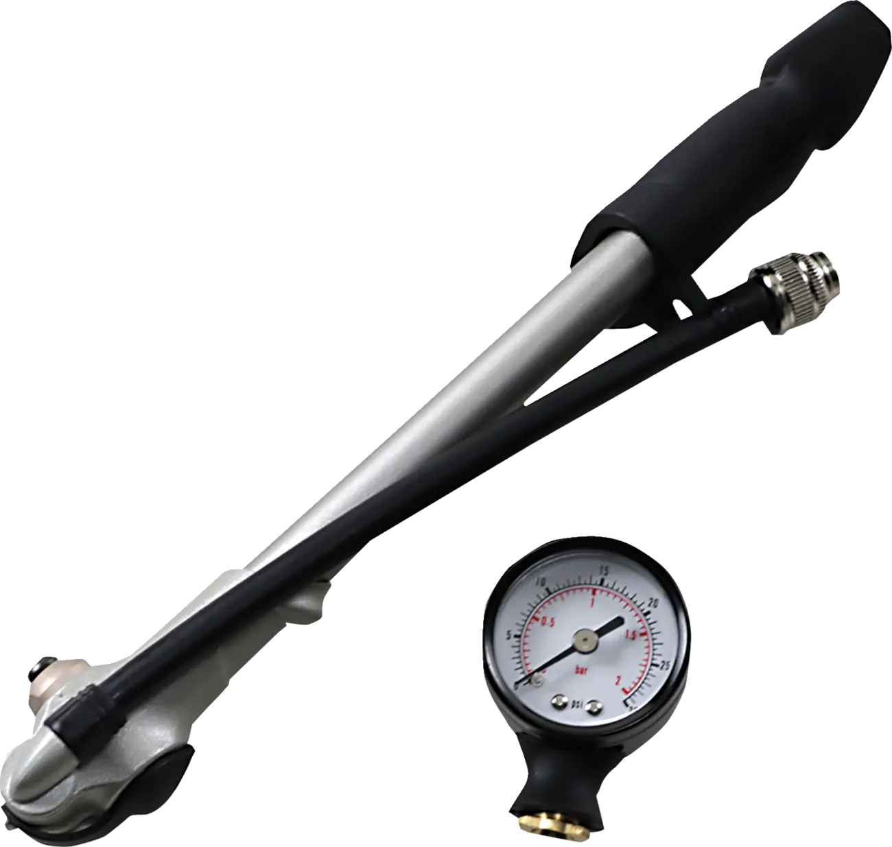 DRAG SPECIALTIES Hi-Pressure Shock Pump med tryckmätare bild 1 PMMEDIA:4e78998009bcb914