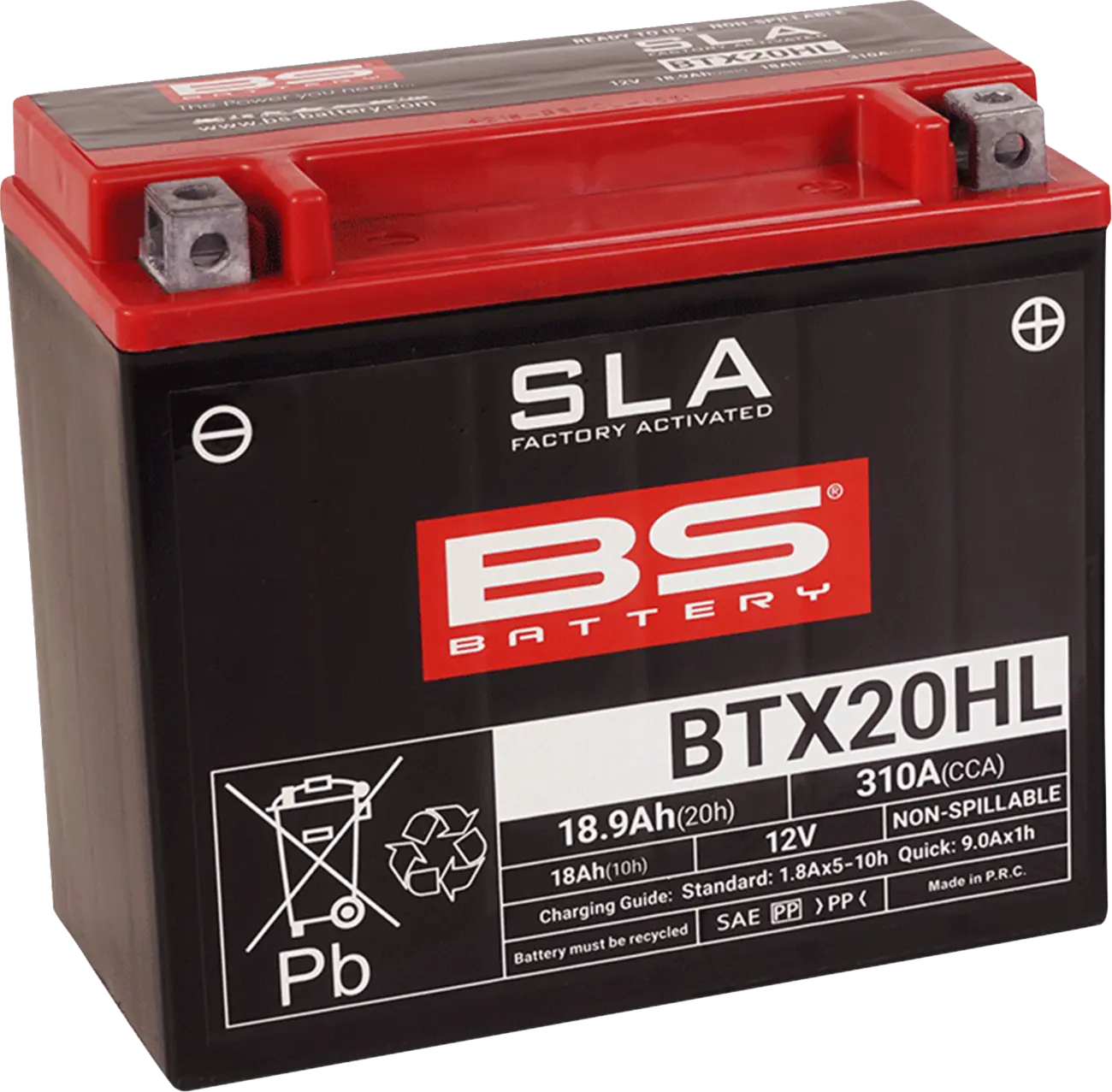 BS BATTERY BTX20HL AGM Underhållsfritt Batteri bild 1 PMMEDIA:9412b49406dcefc1