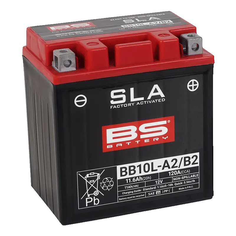 BS BATTERY BB10L-A2/B2 SLA AGM Underhållsfri Batteri bild 1 PMMEDIA:581ac17036e8750b