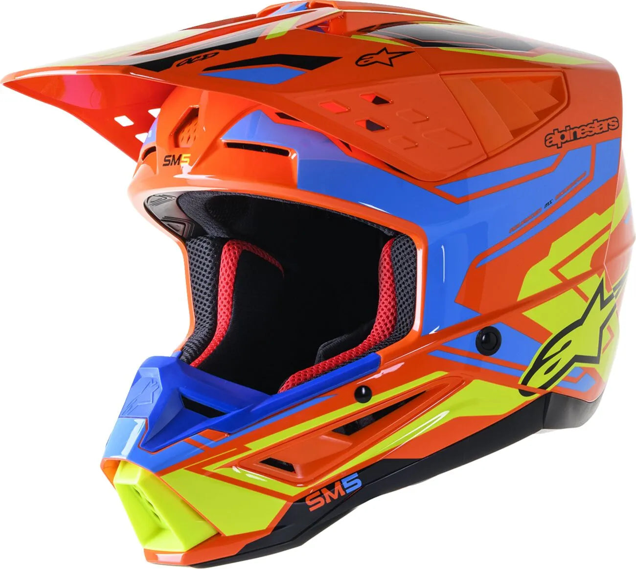 Alpinestars(Mx) Supertech M5 Action 2 Offroadhjälm integral vuxen bild 1 PMMEDIA:62e597fcba8def71