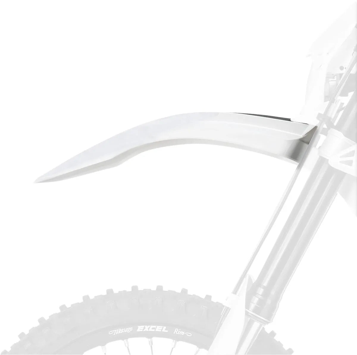 Polisport Replacement Plastic Front Fender Offroadmotorcyklar bild 4 PMMEDIA:f20bcd37aa868075