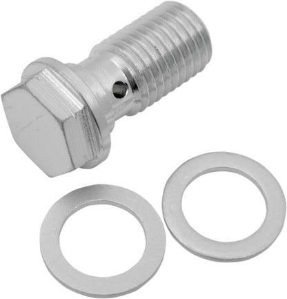 Drag Specialties Universal Chrome Steel Banjo Bolt Tillbehör bromsledningar bild 1 PMMEDIA:c66684a121523cd4