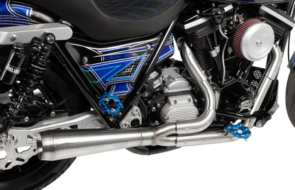 Trask Assault 2:1 Exhaust System Kompletta avgassystem Harley bild 4 PMMEDIA:da4b0ce6a0ad69f3