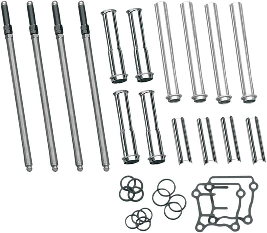 S&S CYCLE Justerbart Pushrod-kit med Kromade Höljen bild 1 PMMEDIA:ad8182e803bd7225