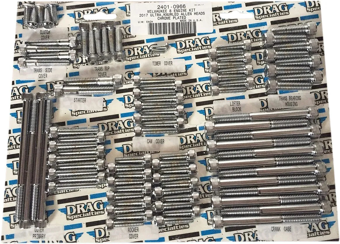Drag Specialties M-Eight Bolt Kit Monteringssats fordonsanpassade bild 3 PMMEDIA:c12d0f4cbbe07182