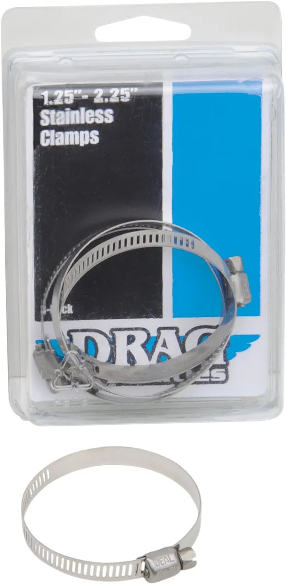 DRAG SPECIALTIES Worm Clamp i rostfritt stål 4-pack bild 1 PMMEDIA:82d0d84e3f05ae94