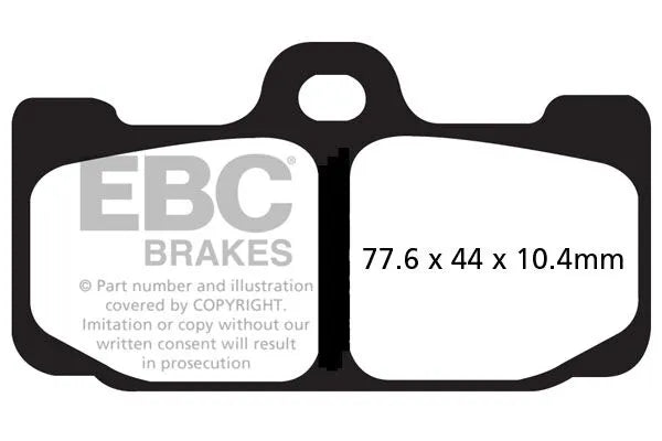 EBC EPFA Series Extreme Pro Sinterade Bromsbelägg bild 1 PMMEDIA:bd83d35440f8e3ae