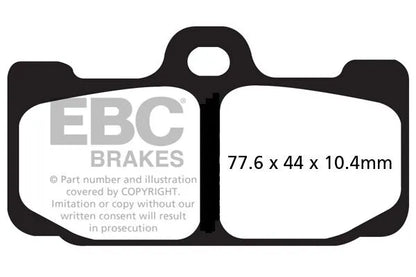 EBC EPFA Series Extreme Pro Sinterade Bromsbelägg bild 1 PMMEDIA:bd83d35440f8e3ae