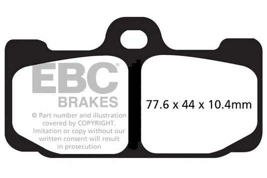 EBC EPFA Series Extreme Pro Sinterade Bromsbelägg bild 1 PMMEDIA:bd83d35440f8e3ae