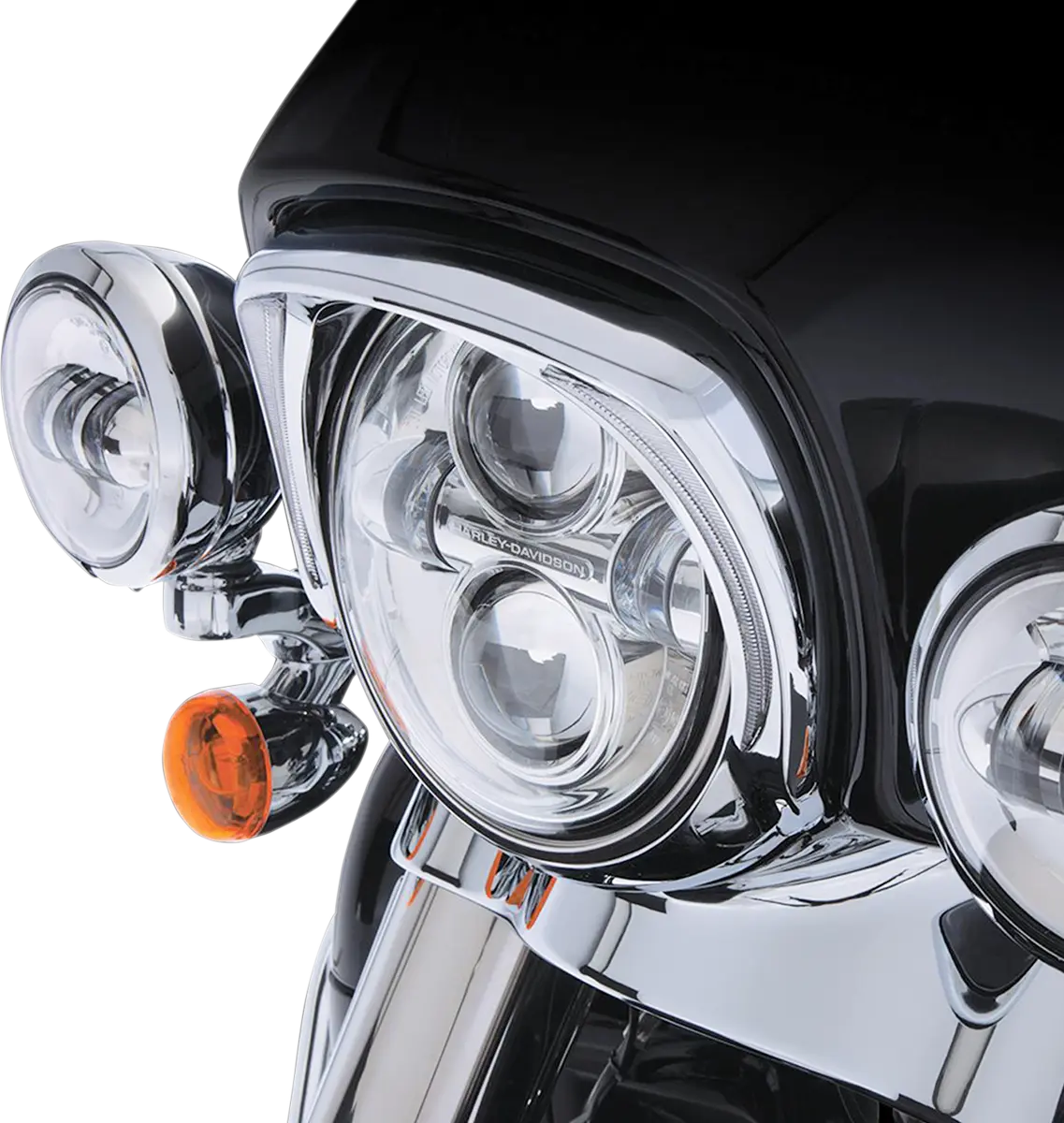 CIRO Fang® Strålkastartrim krom med LED-ljus bild 3 PMMEDIA:4e3b52092445b8c0