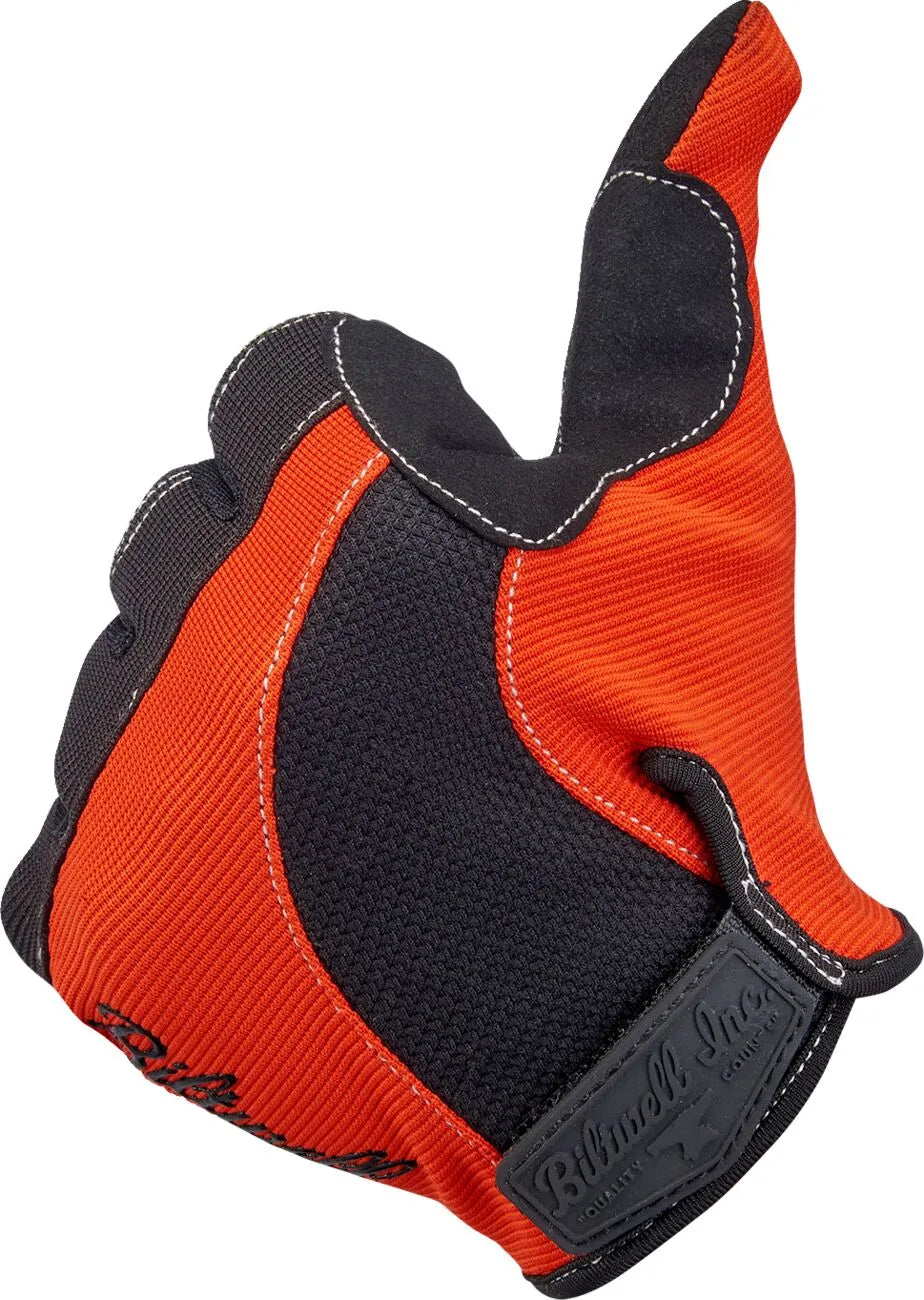 Biltwell Moto Handskar Orange/Svart Large bild 2 PMMEDIA:b9ef682500d2ef68