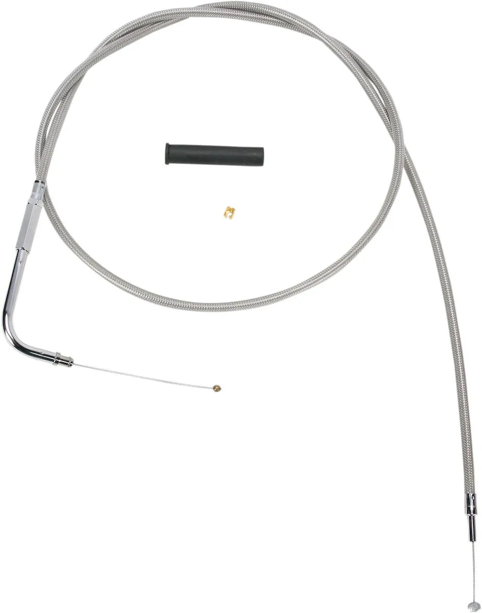 Drag Specialties Stainless Braided Throttle Cable Gasvajrar bild 4 PMMEDIA:cdfe4a0263e17e23