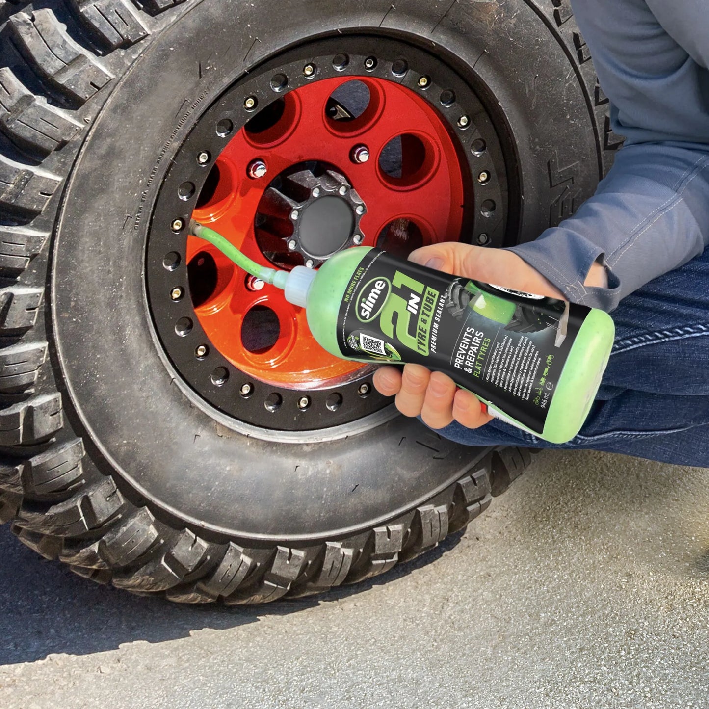 Slime 2-in-1 Tire & Tube Sealant Däckförsegling bild 8 PMMEDIA:8571a3499d24c985