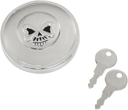 Drag Specialties Screw-In Locking Skull Gas Cap Tanklock bild 1 PMMEDIA:bda3891ebaf32d1a